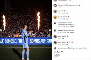 乌拉圭锁定世界杯名额！巴尔韦德晒现场照：乌拉圭是我的灵魂所属