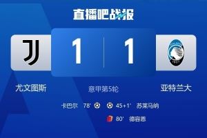 亚特兰大后卫：对战平尤文既高兴又失望 17岁后卫阿哈诺表现出色